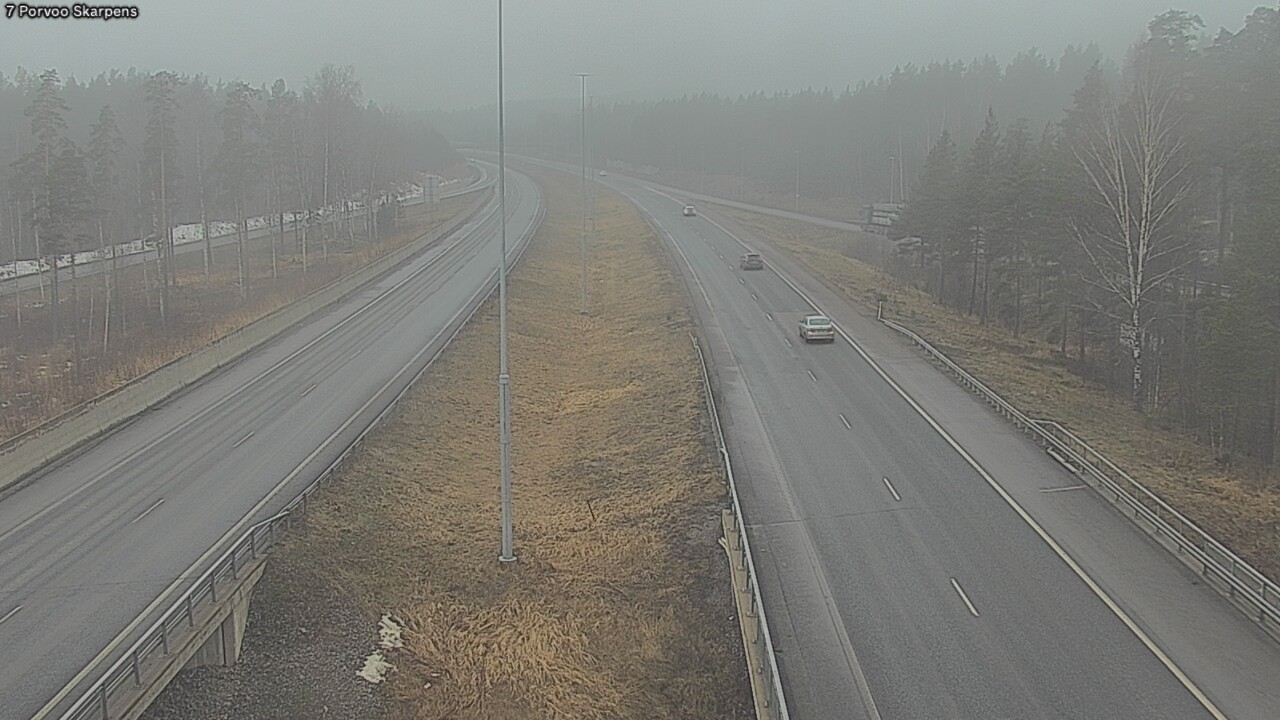 Weather Camera Image Väg 7 Borgå Skarpens, Porvoo, Uusimaa