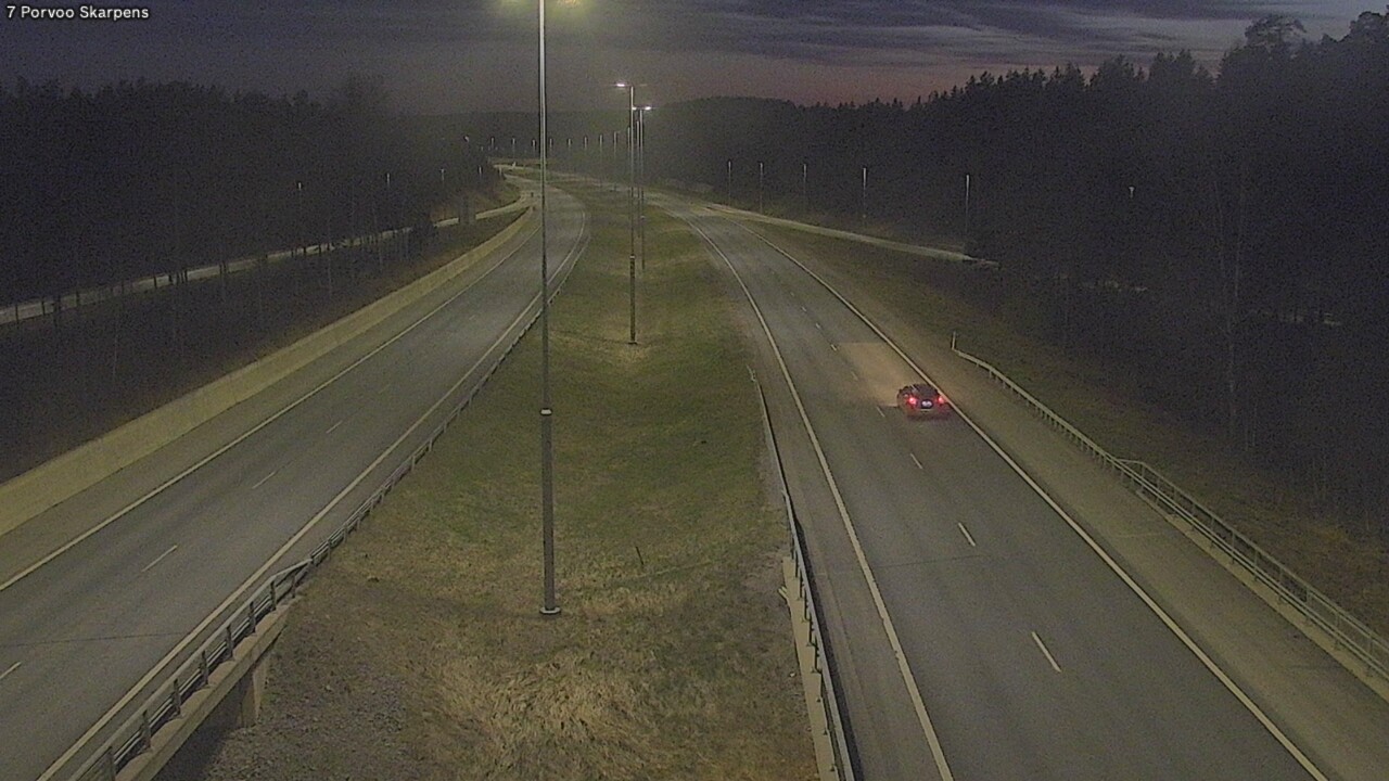 Weather Camera Image Väg 7 Borgå Skarpens, Porvoo, Uusimaa