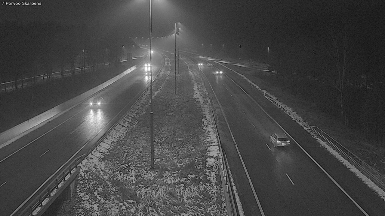 Weather Camera Image Väg 7 Borgå Skarpens, Porvoo, Uusimaa