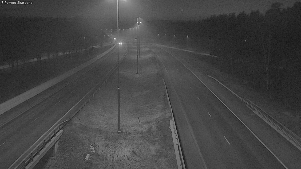 Weather Camera Image Road 7 Porvoo Skarpens, Porvoo, Uusimaa