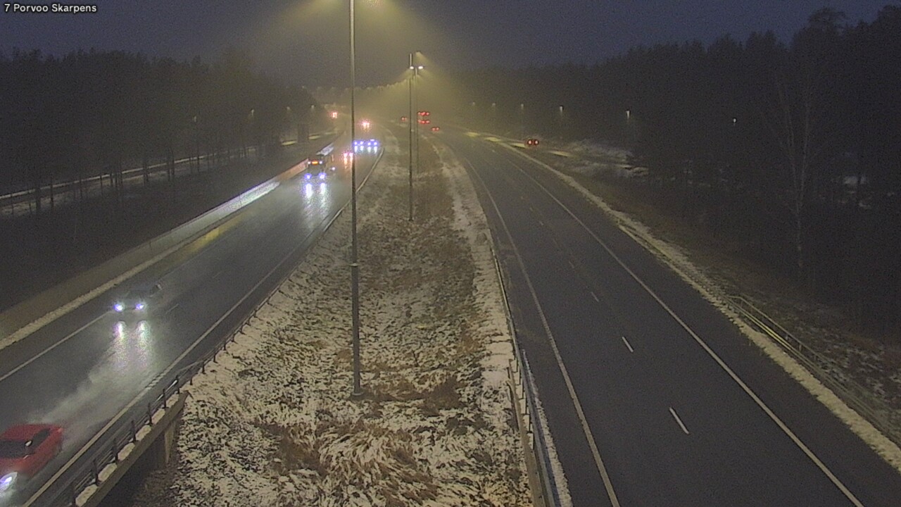 Weather Camera Image Väg 7 Borgå Skarpens, Porvoo, Uusimaa
