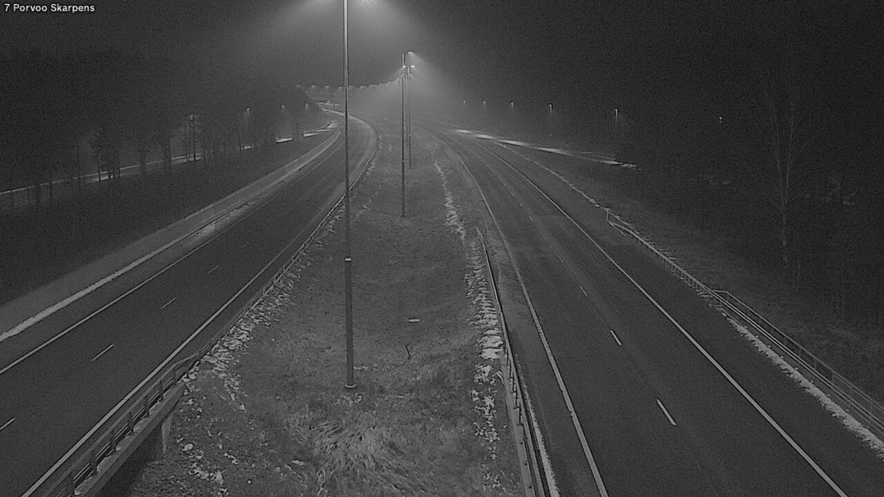 Weather Camera Image Väg 7 Borgå Skarpens, Porvoo, Uusimaa