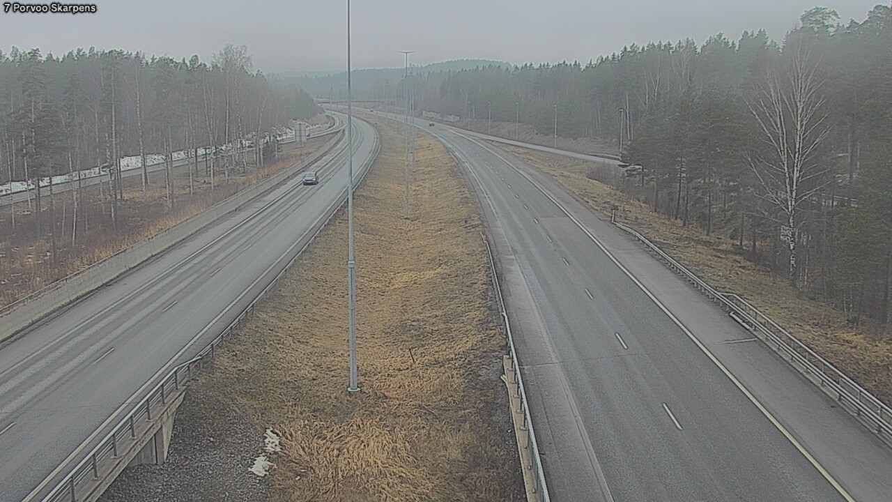 Weather Camera Image Väg 7 Borgå Skarpens, Porvoo, Uusimaa