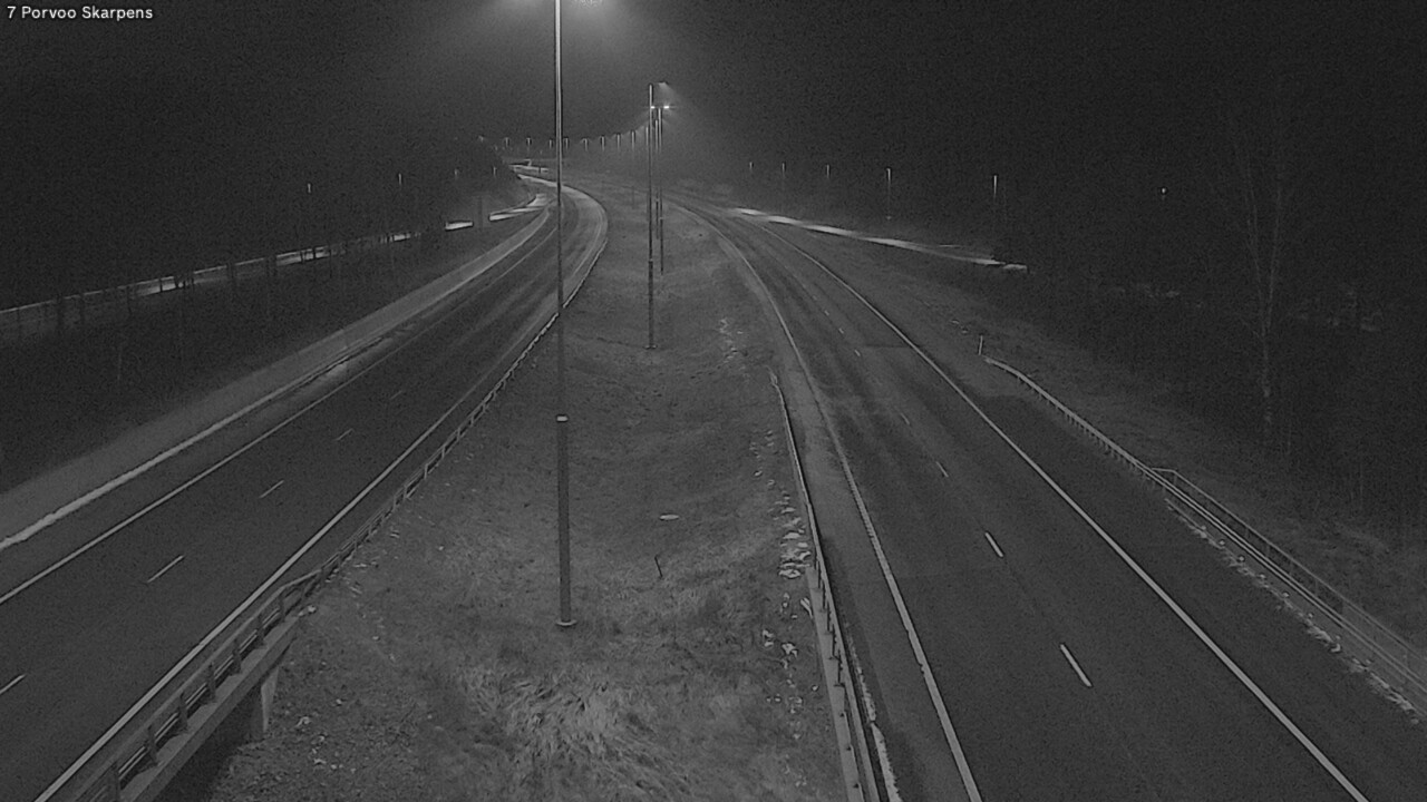Weather Camera Image Väg 7 Borgå Skarpens, Porvoo, Uusimaa