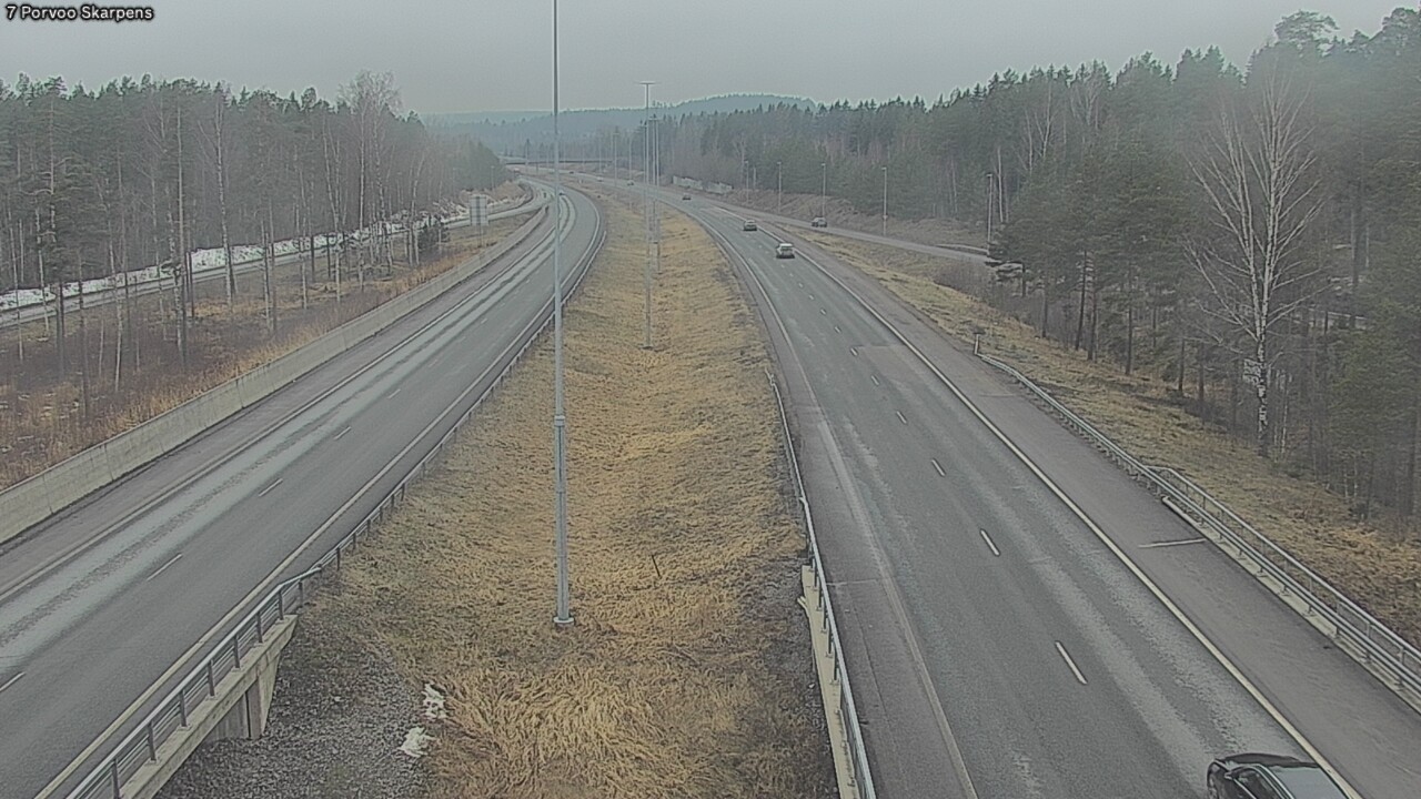 Weather Camera Image Road 7 Porvoo Skarpens, Porvoo, Uusimaa