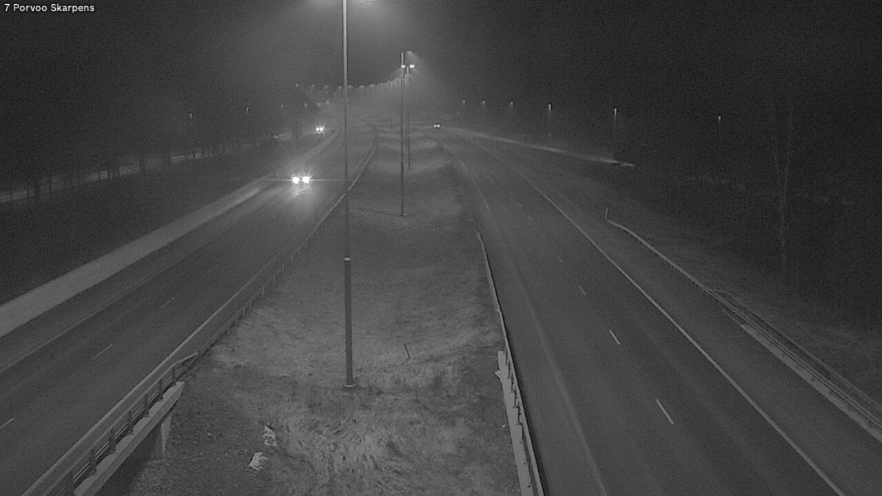 Weather Camera Image Road 7 Porvoo Skarpens, Porvoo, Uusimaa