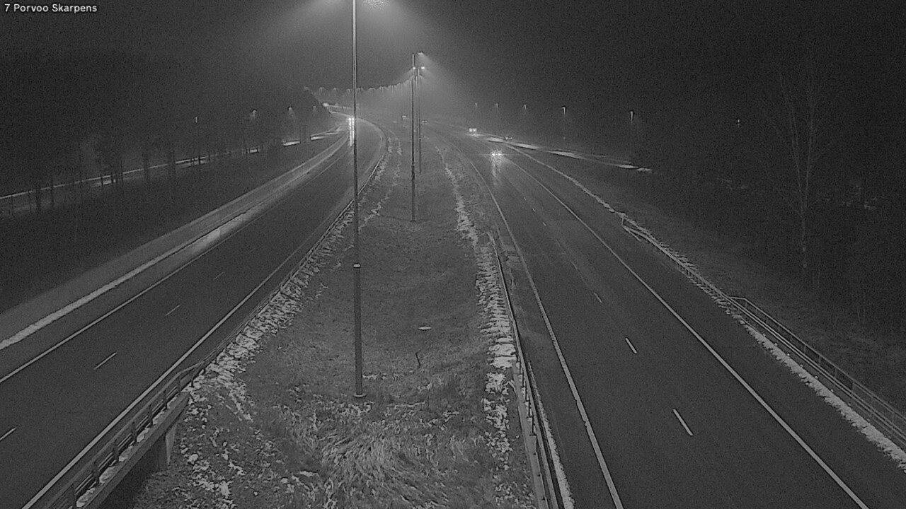 Weather Camera Image Väg 7 Borgå Skarpens, Porvoo, Uusimaa