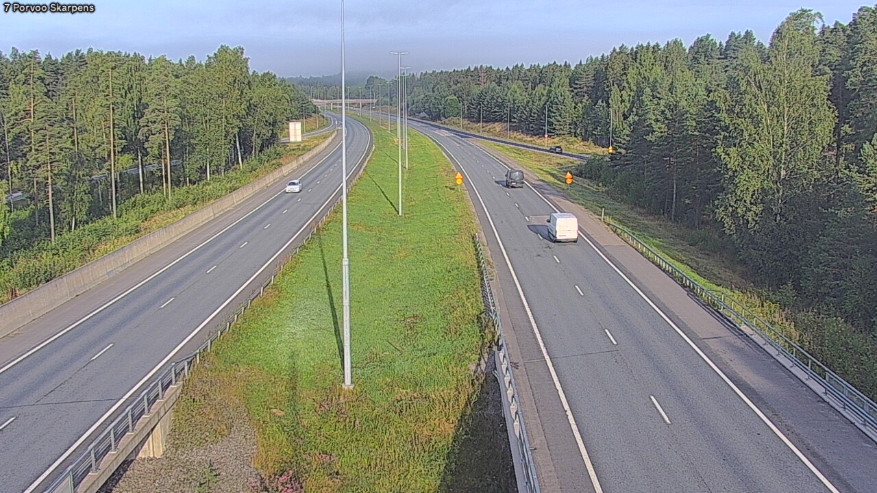 Weather Camera Image Road 7 Porvoo Skarpens, Porvoo, Uusimaa
