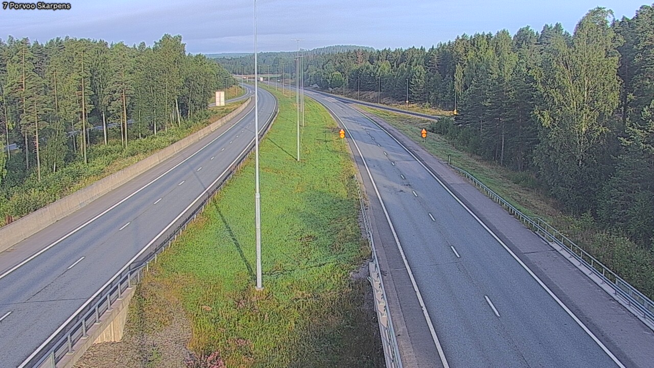 Weather Camera Image Road 7 Porvoo Skarpens, Porvoo, Uusimaa