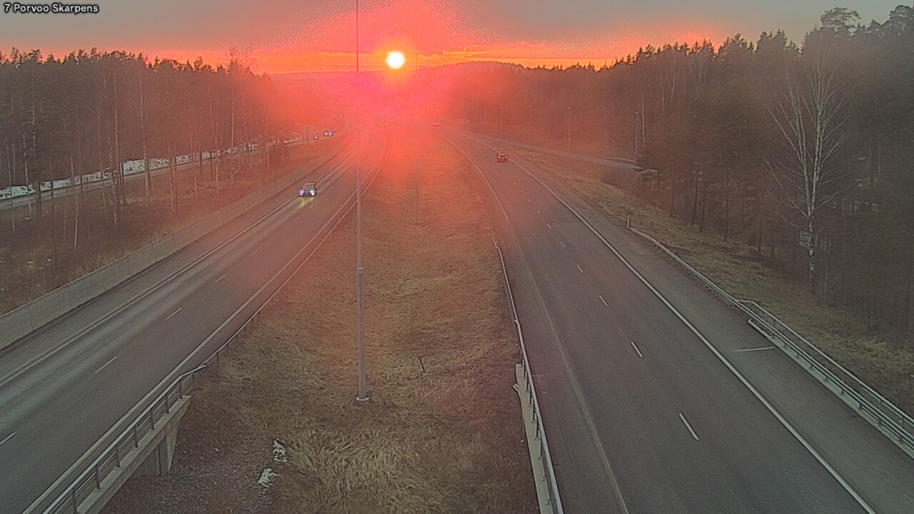 Weather Camera Image Road 7 Porvoo Skarpens, Porvoo, Uusimaa