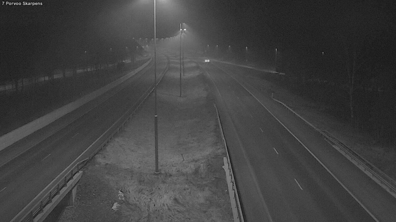 Weather Camera Image Road 7 Porvoo Skarpens, Porvoo, Uusimaa