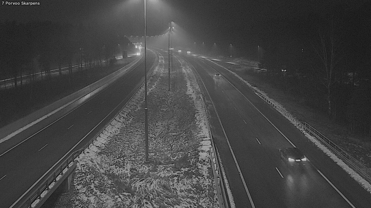 Weather Camera Image Väg 7 Borgå Skarpens, Porvoo, Uusimaa