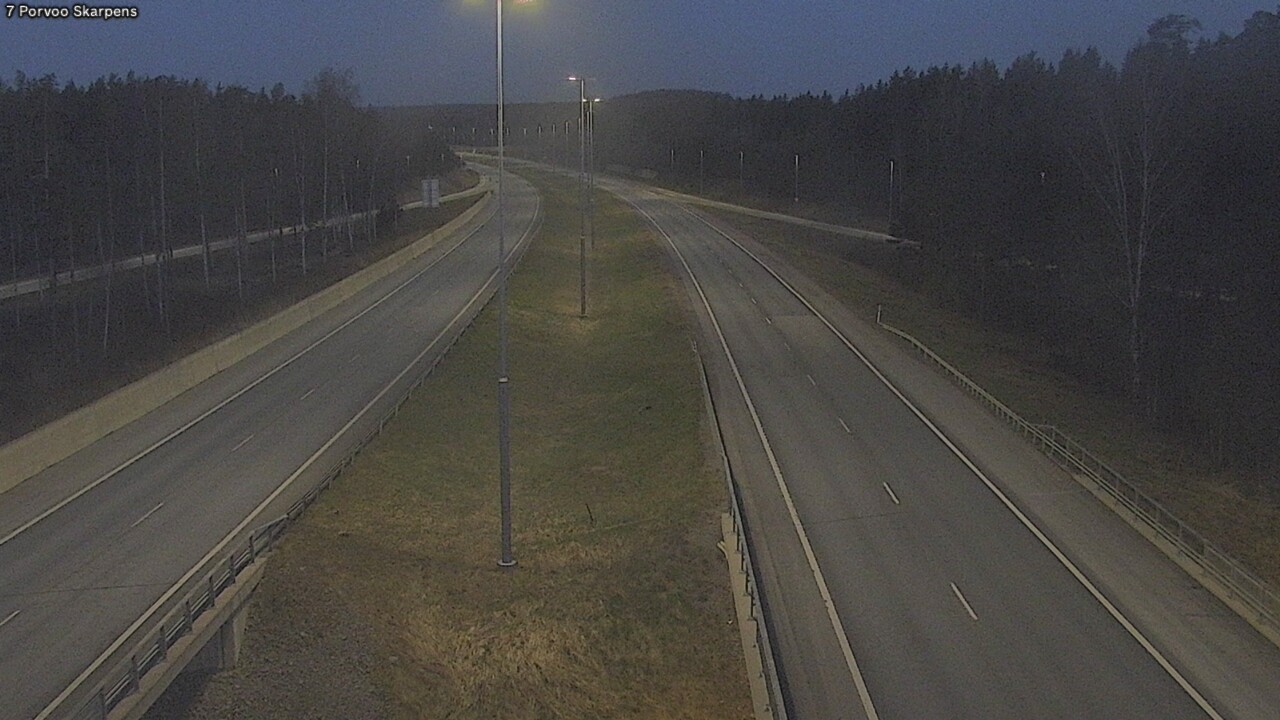 Weather Camera Image Road 7 Porvoo Skarpens, Porvoo, Uusimaa