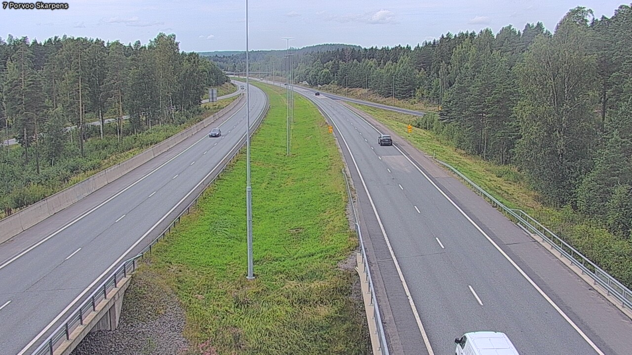 Weather Camera Image Road 7 Porvoo Skarpens, Porvoo, Uusimaa
