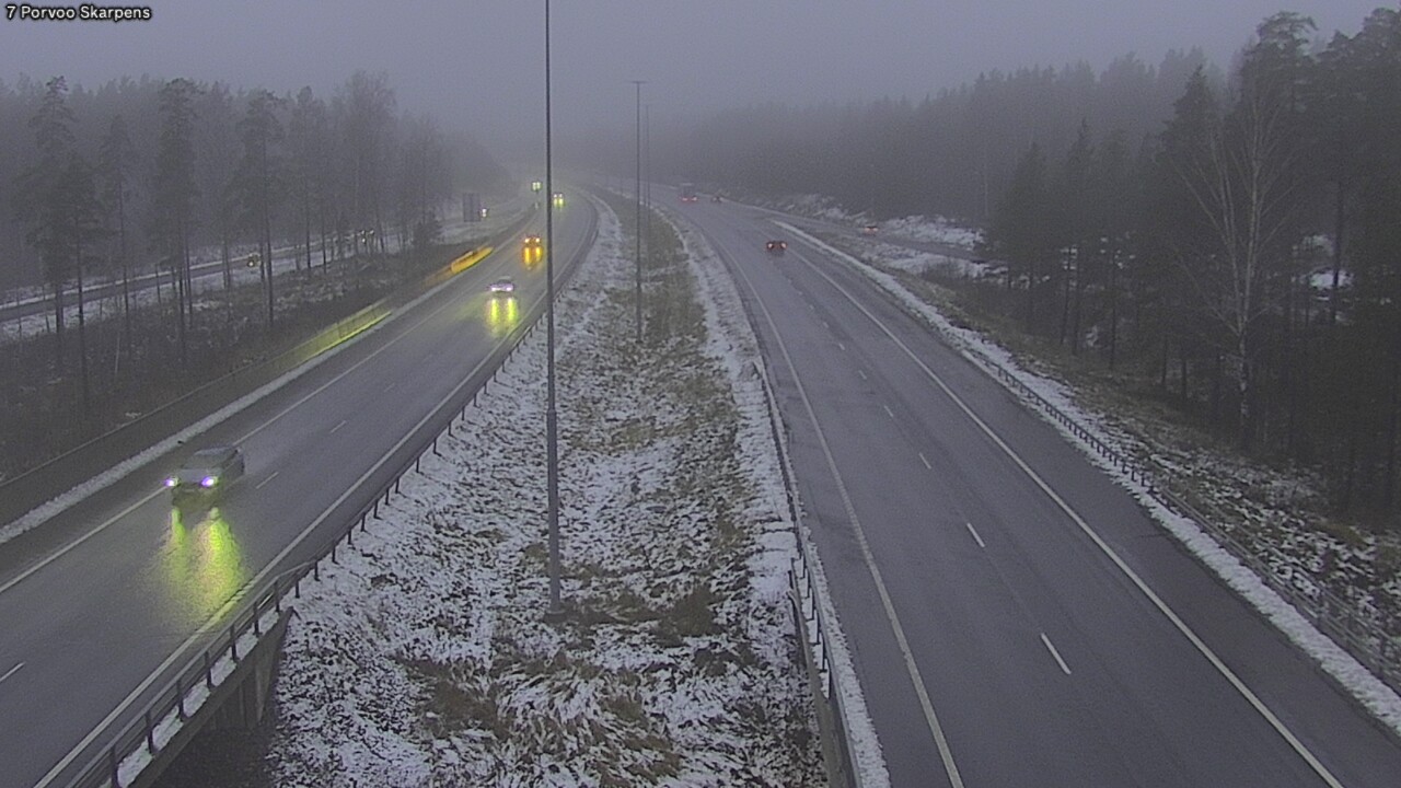 Weather Camera Image Väg 7 Borgå Skarpens, Porvoo, Uusimaa