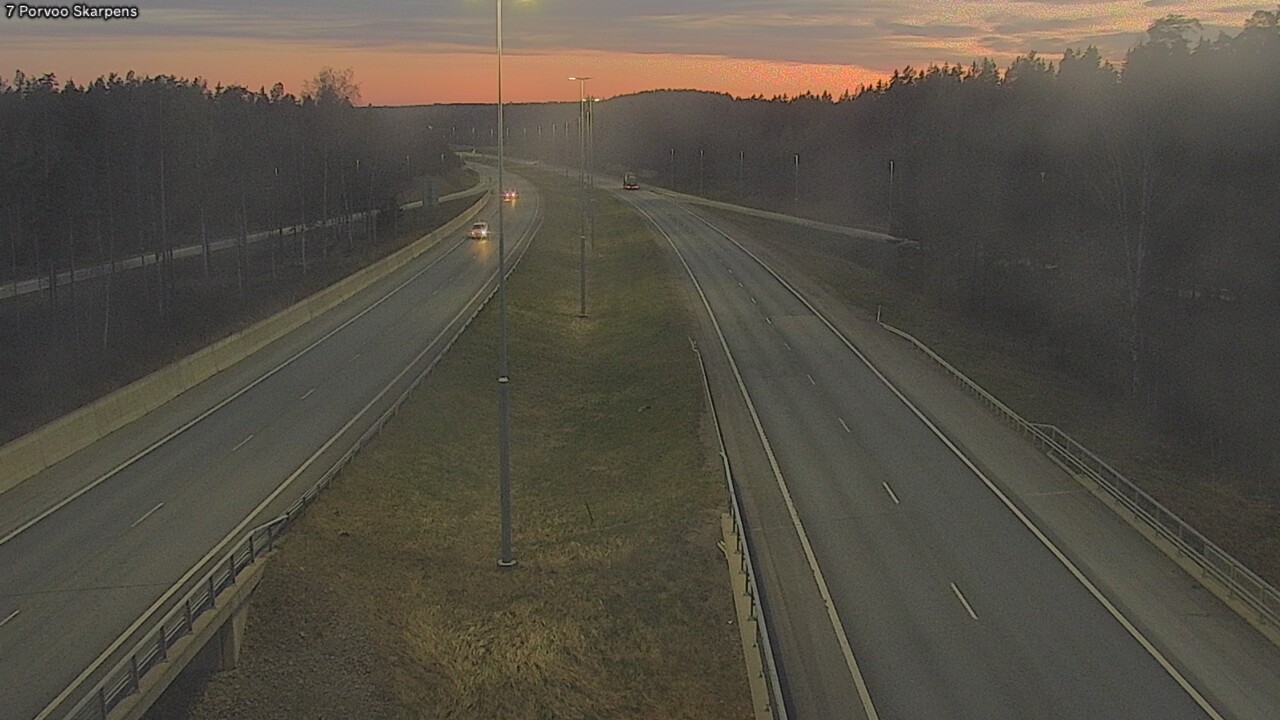 Weather Camera Image Väg 7 Borgå Skarpens, Porvoo, Uusimaa