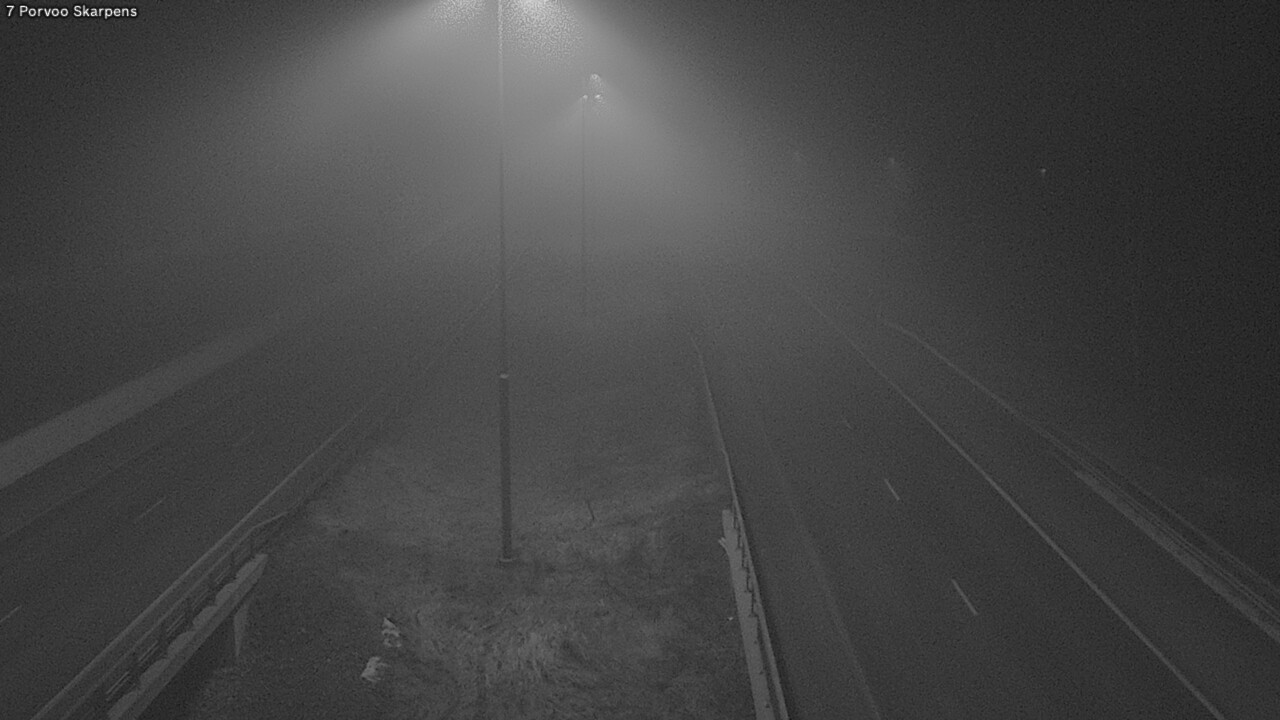 Weather Camera Image Road 7 Porvoo Skarpens, Porvoo, Uusimaa
