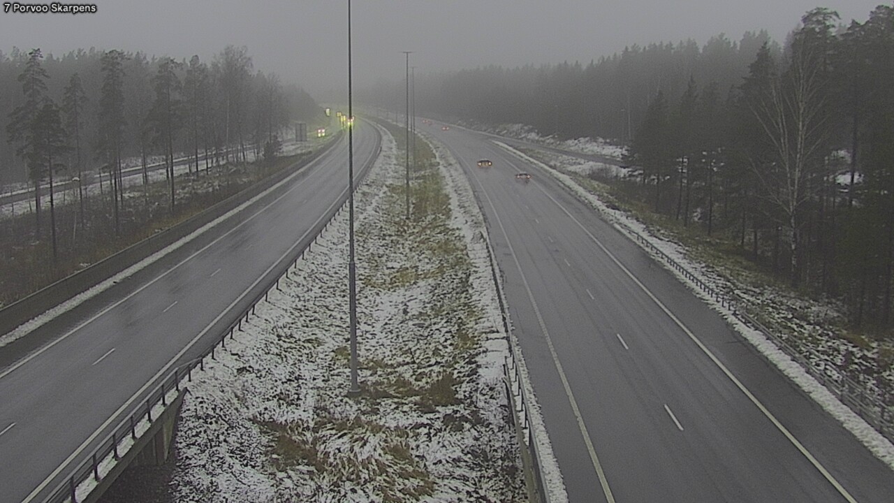 Weather Camera Image Väg 7 Borgå Skarpens, Porvoo, Uusimaa