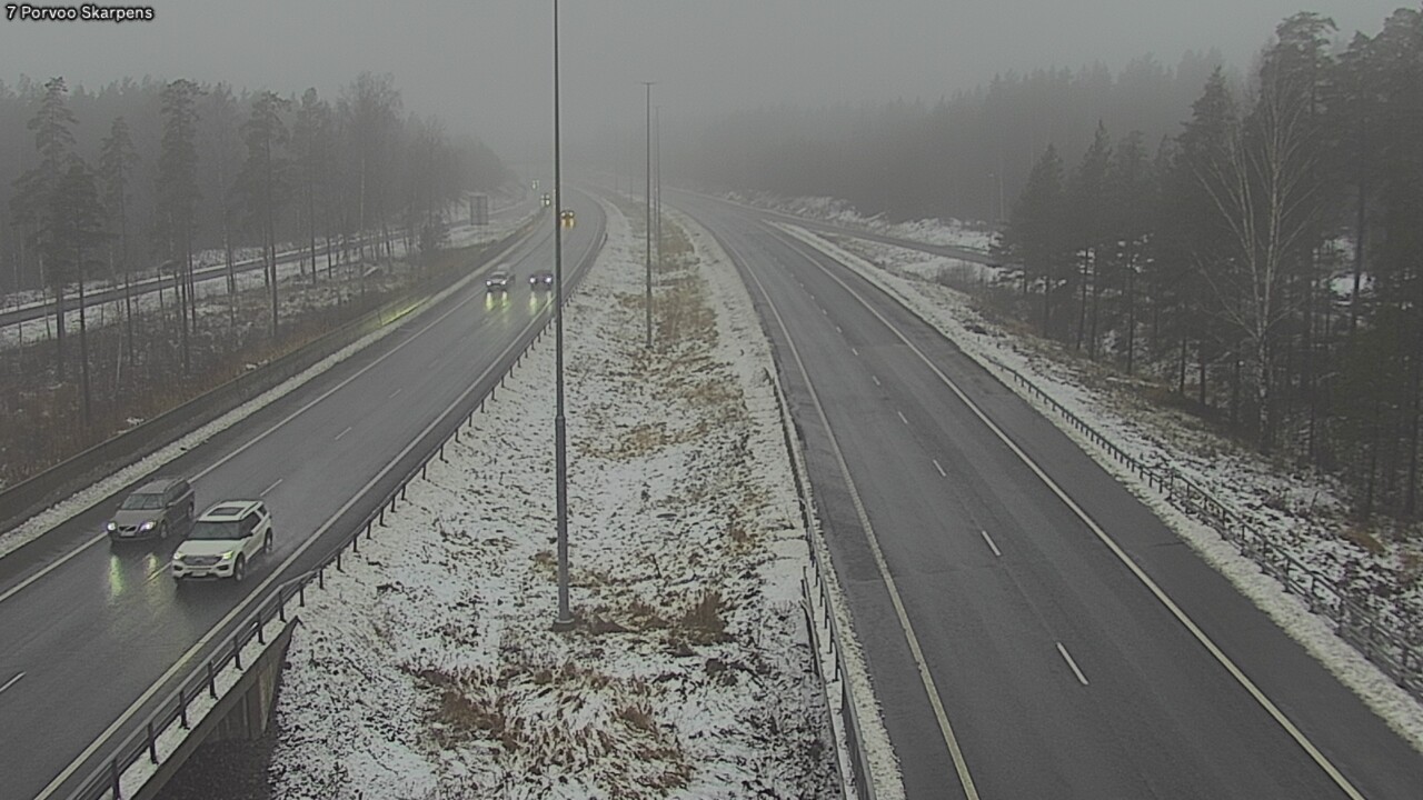 Weather Camera Image Väg 7 Borgå Skarpens, Porvoo, Uusimaa