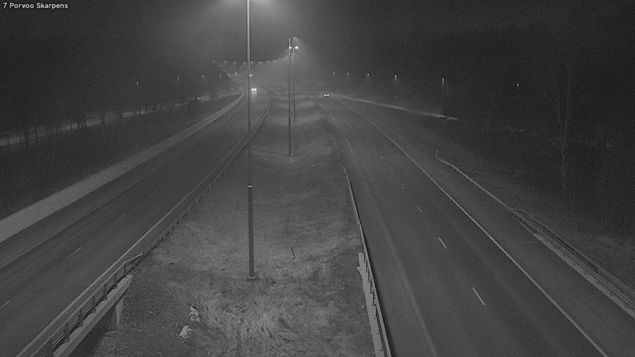 Weather Camera Image Road 7 Porvoo Skarpens, Porvoo, Uusimaa
