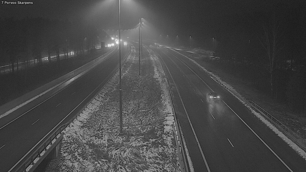 Weather Camera Image Väg 7 Borgå Skarpens, Porvoo, Uusimaa