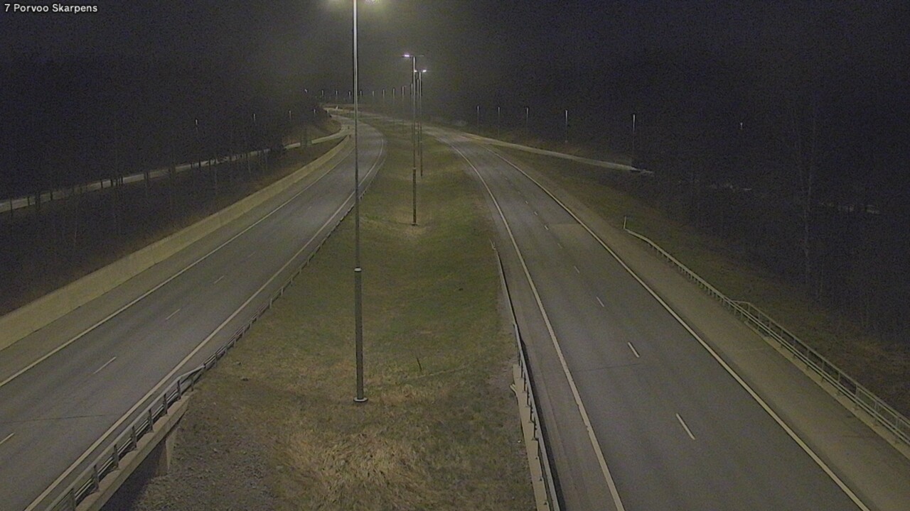 Weather Camera Image Road 7 Porvoo Skarpens, Porvoo, Uusimaa