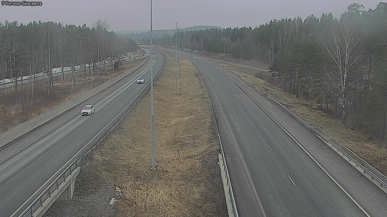 Weather Camera Image Road 7 Porvoo Skarpens, Porvoo, Uusimaa