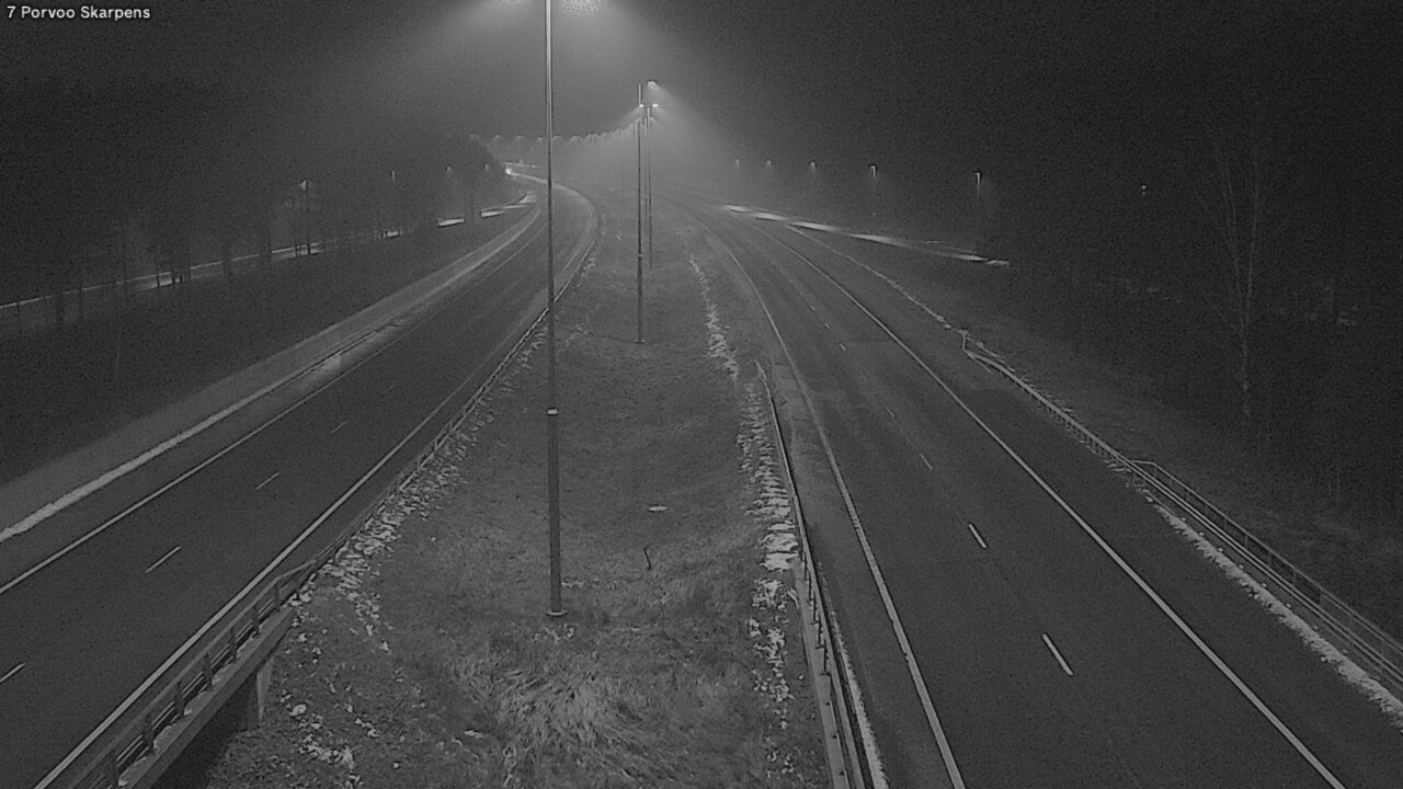 Weather Camera Image Väg 7 Borgå Skarpens, Porvoo, Uusimaa