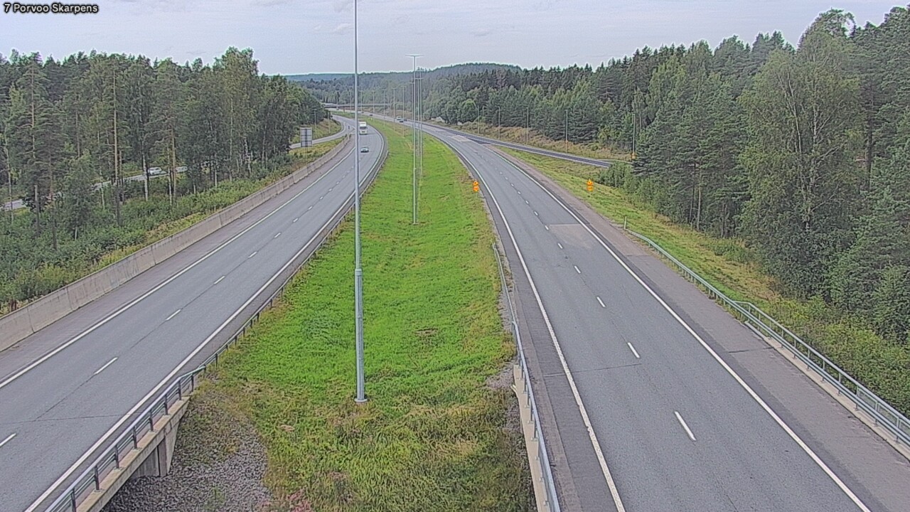 Weather Camera Image Road 7 Porvoo Skarpens, Porvoo, Uusimaa