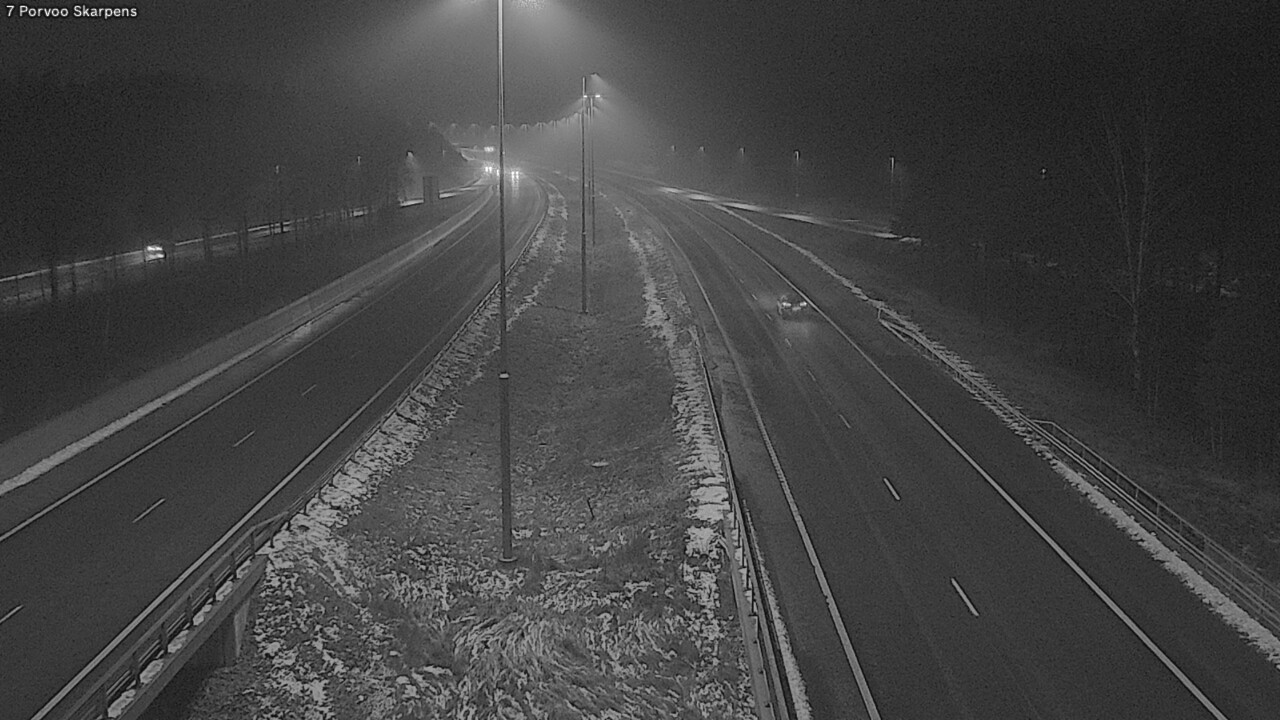 Weather Camera Image Väg 7 Borgå Skarpens, Porvoo, Uusimaa