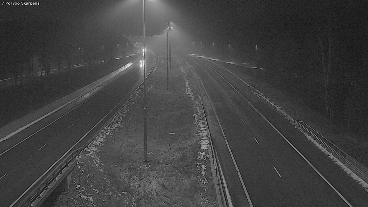 Weather Camera Image Väg 7 Borgå Skarpens, Porvoo, Uusimaa