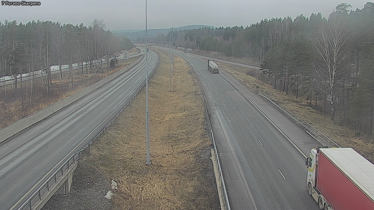 Weather Camera Image Väg 7 Borgå Skarpens, Porvoo, Uusimaa