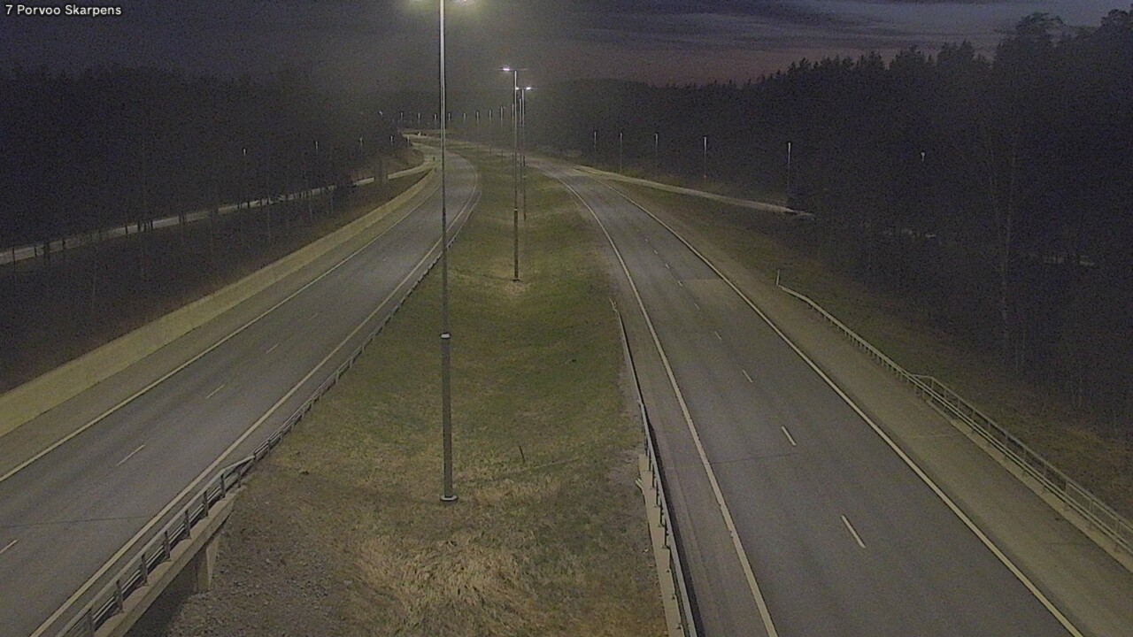 Weather Camera Image Väg 7 Borgå Skarpens, Porvoo, Uusimaa