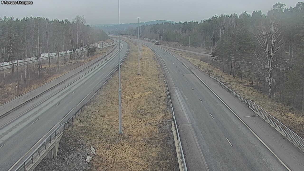 Weather Camera Image Road 7 Porvoo Skarpens, Porvoo, Uusimaa