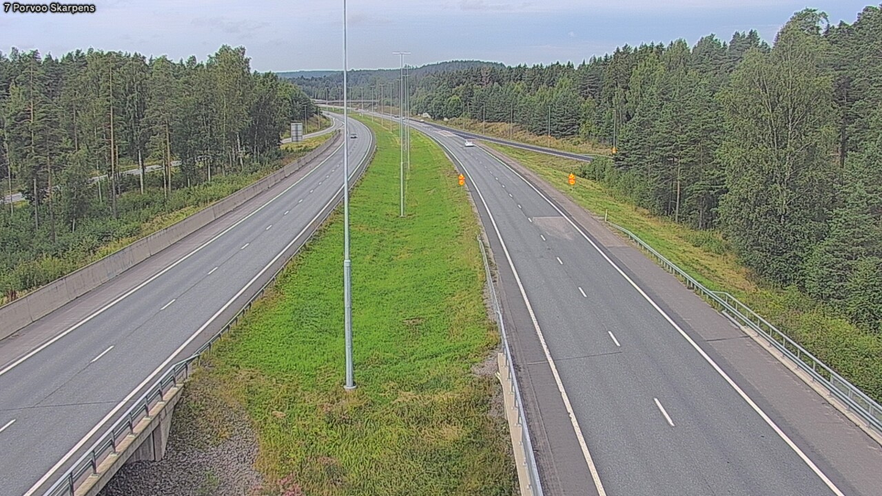 Weather Camera Image Väg 7 Borgå Skarpens, Porvoo, Uusimaa