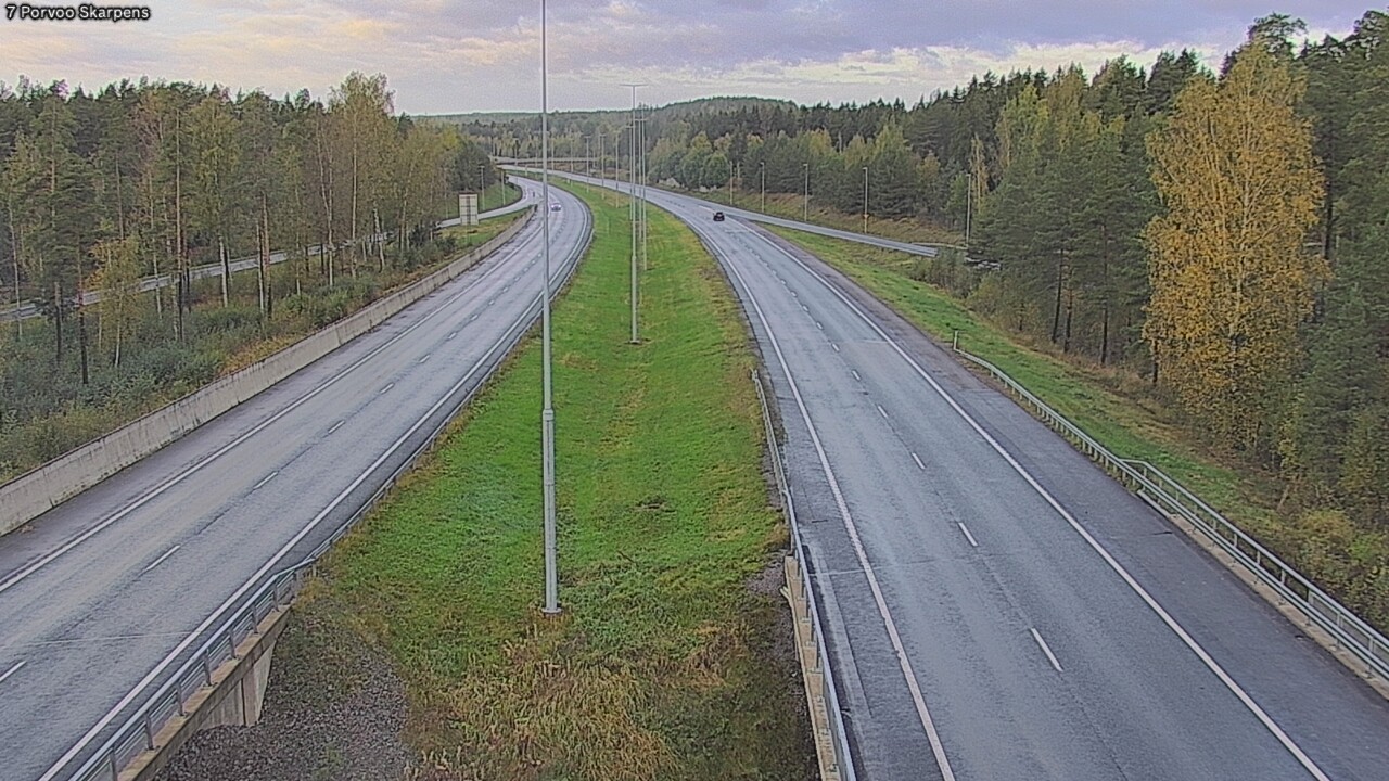 Weather Camera Image Road 7 Porvoo Skarpens, Porvoo, Uusimaa
