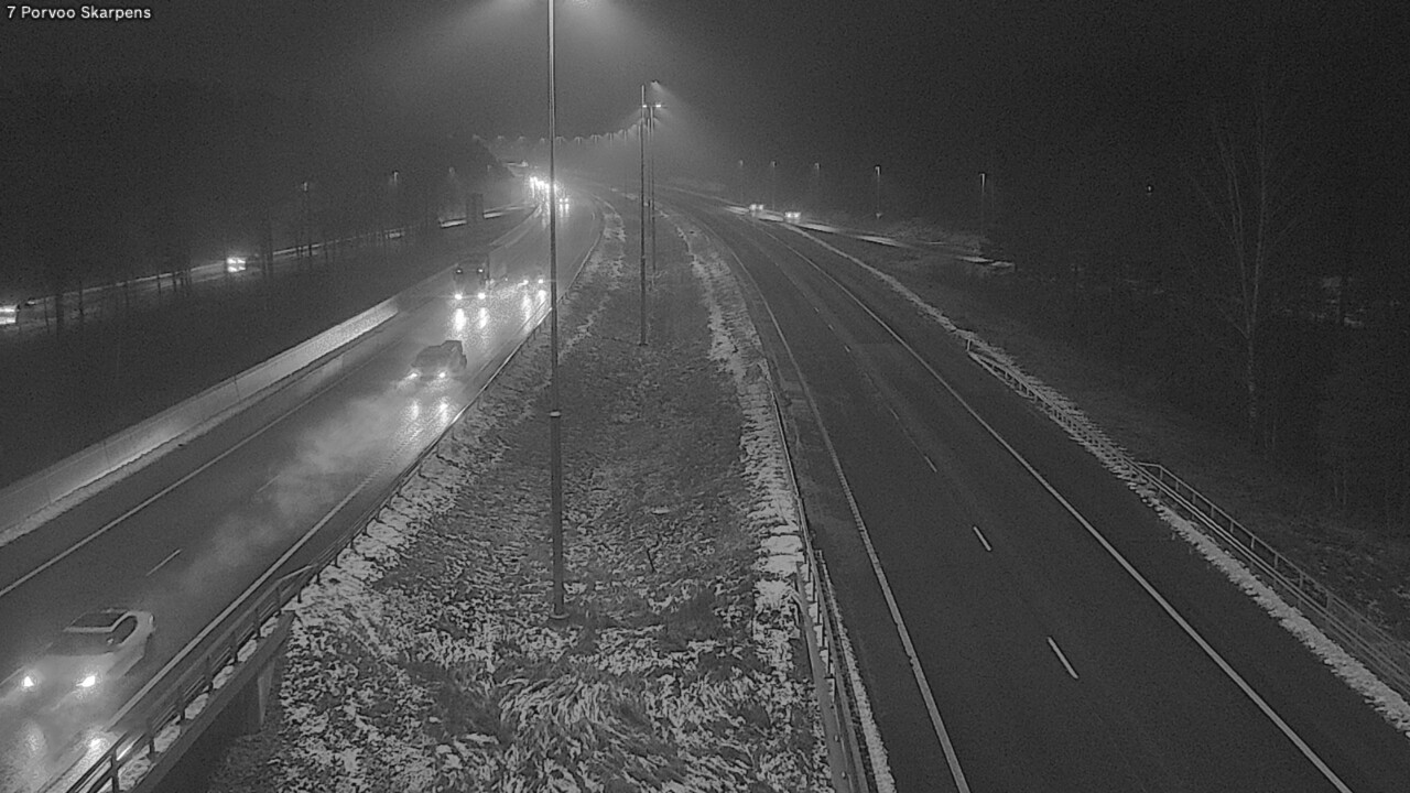 Weather Camera Image Väg 7 Borgå Skarpens, Porvoo, Uusimaa