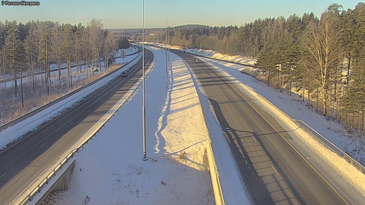 Weather Camera Image Väg 7 Borgå Skarpens, Porvoo, Uusimaa