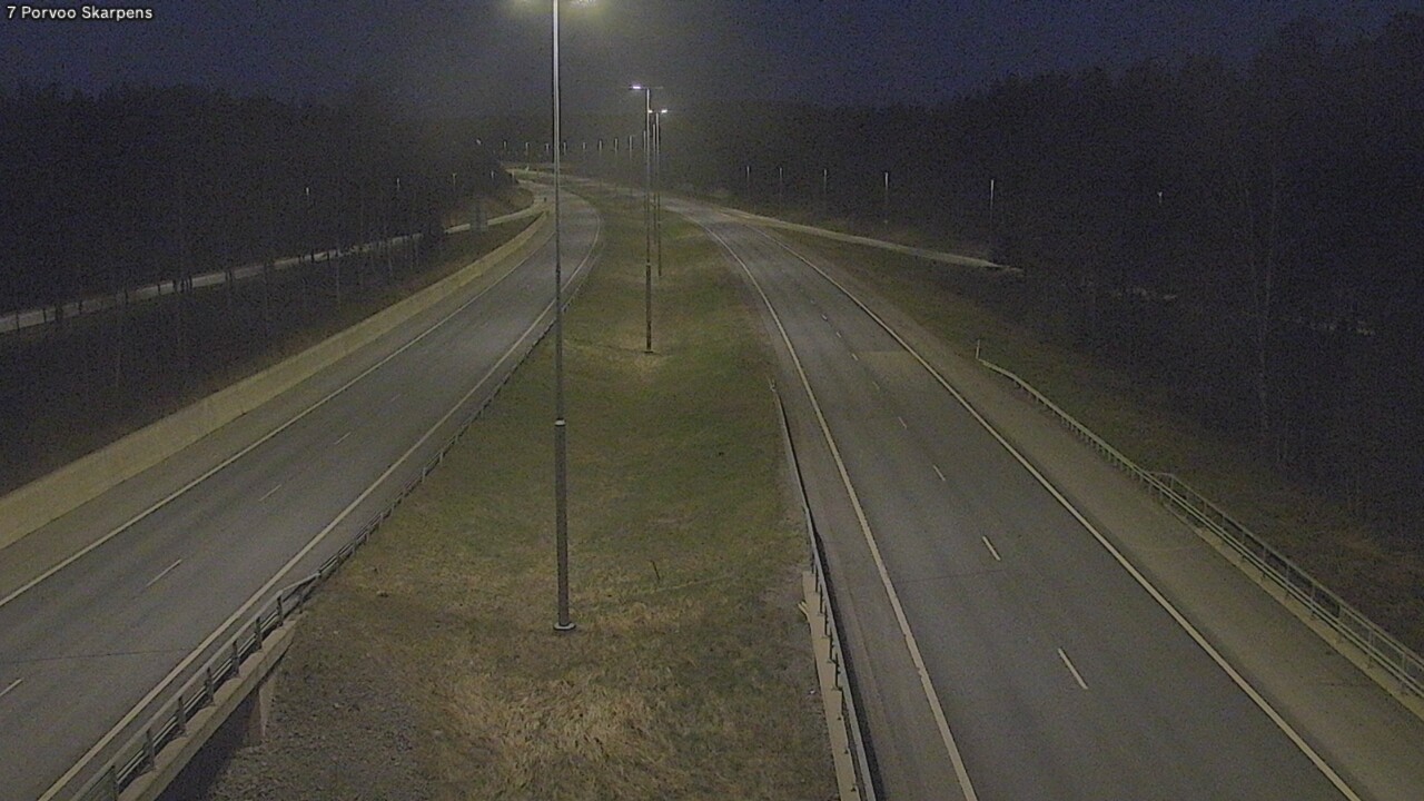 Weather Camera Image Road 7 Porvoo Skarpens, Porvoo, Uusimaa