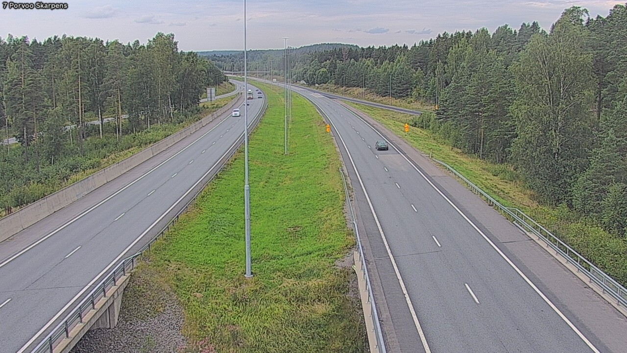 Weather Camera Image Road 7 Porvoo Skarpens, Porvoo, Uusimaa