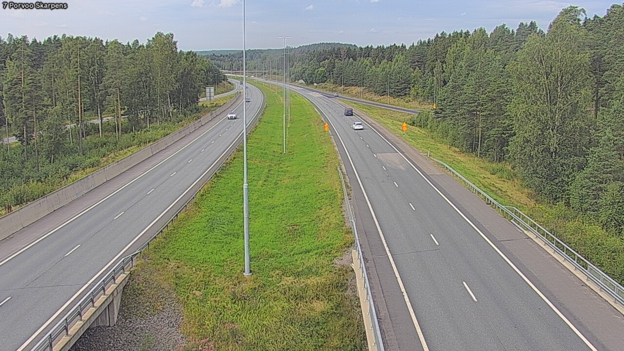 Weather Camera Image Road 7 Porvoo Skarpens, Porvoo, Uusimaa