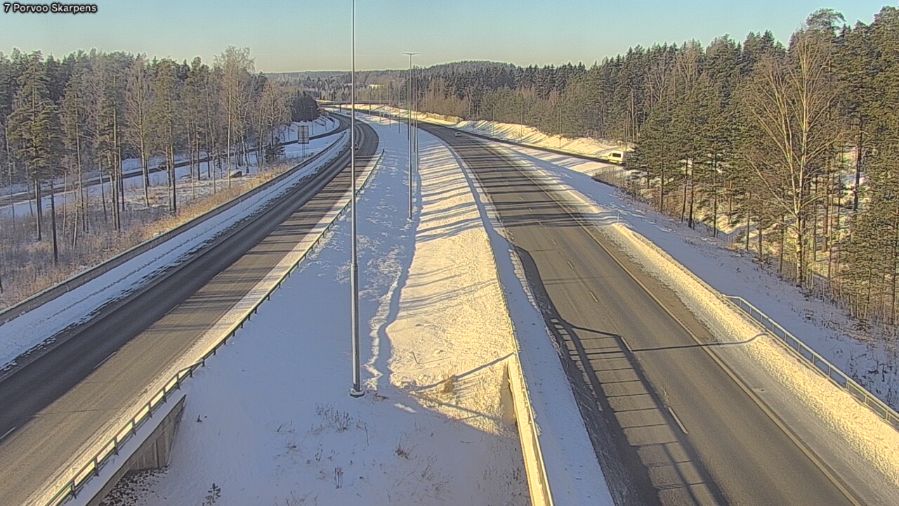 Weather Camera Image Väg 7 Borgå Skarpens, Porvoo, Uusimaa