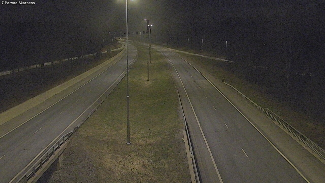 Weather Camera Image Väg 7 Borgå Skarpens, Porvoo, Uusimaa