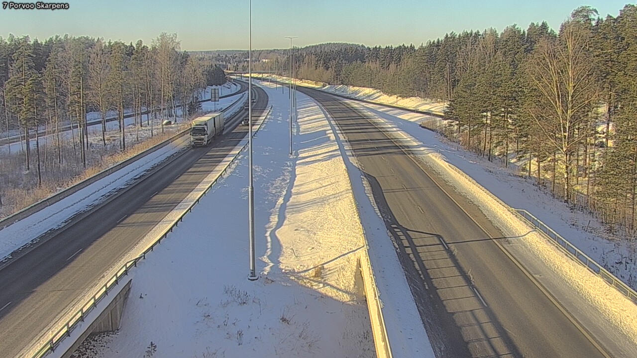 Weather Camera Image Väg 7 Borgå Skarpens, Porvoo, Uusimaa