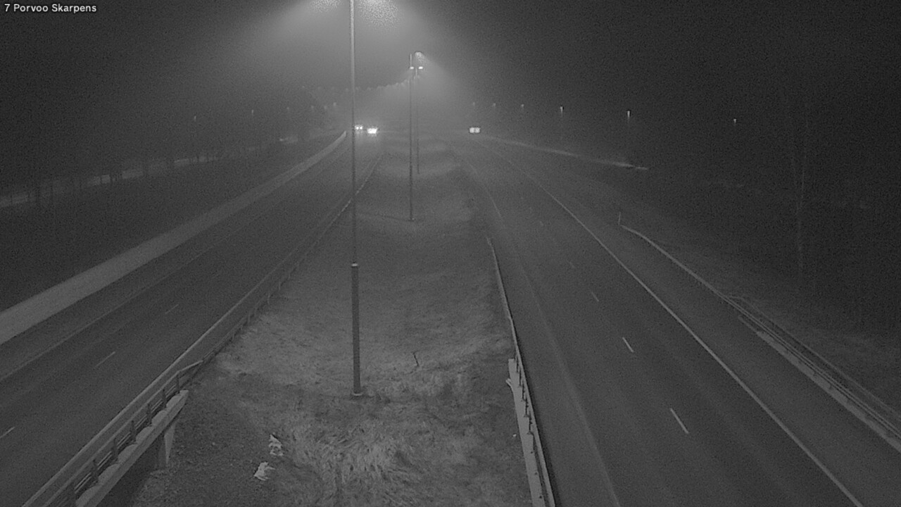 Weather Camera Image Road 7 Porvoo Skarpens, Porvoo, Uusimaa