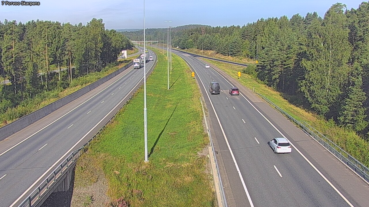 Weather Camera Image Väg 7 Borgå Skarpens, Porvoo, Uusimaa