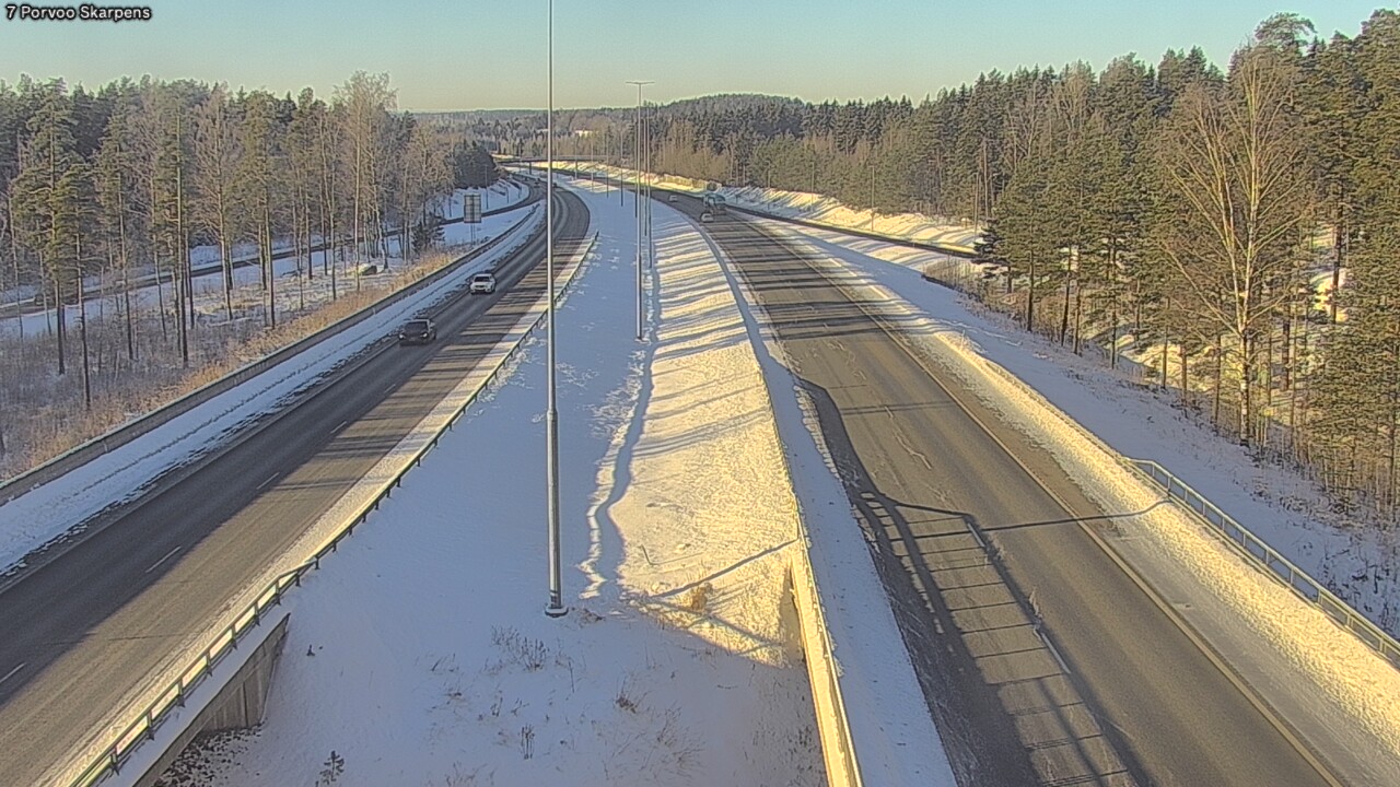 Weather Camera Image Väg 7 Borgå Skarpens, Porvoo, Uusimaa