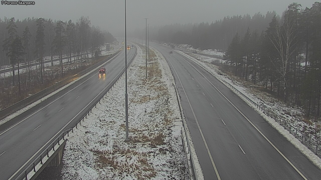 Weather Camera Image Väg 7 Borgå Skarpens, Porvoo, Uusimaa