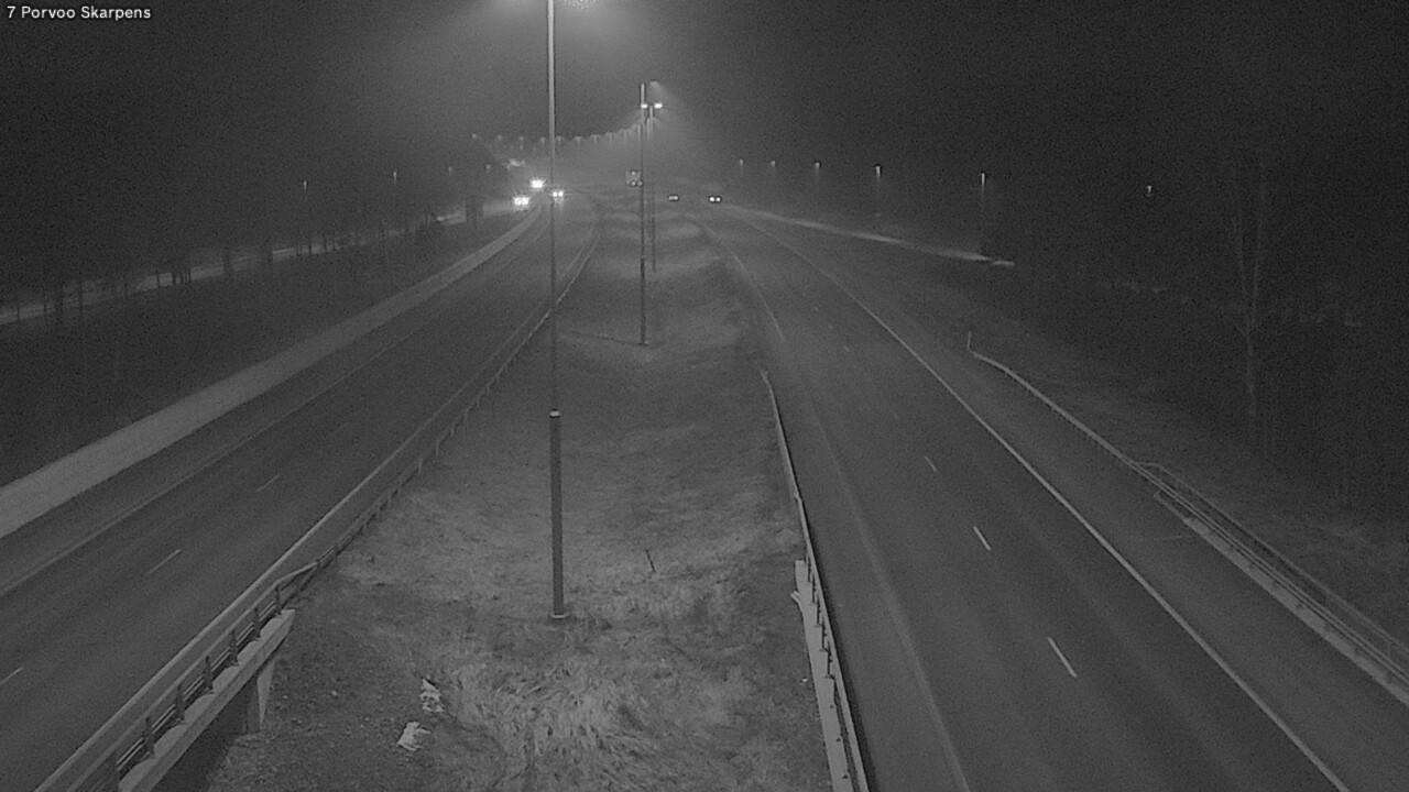Weather Camera Image Road 7 Porvoo Skarpens, Porvoo, Uusimaa