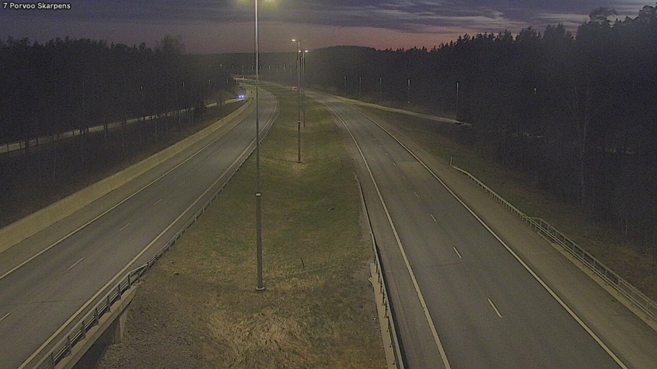 Weather Camera Image Väg 7 Borgå Skarpens, Porvoo, Uusimaa